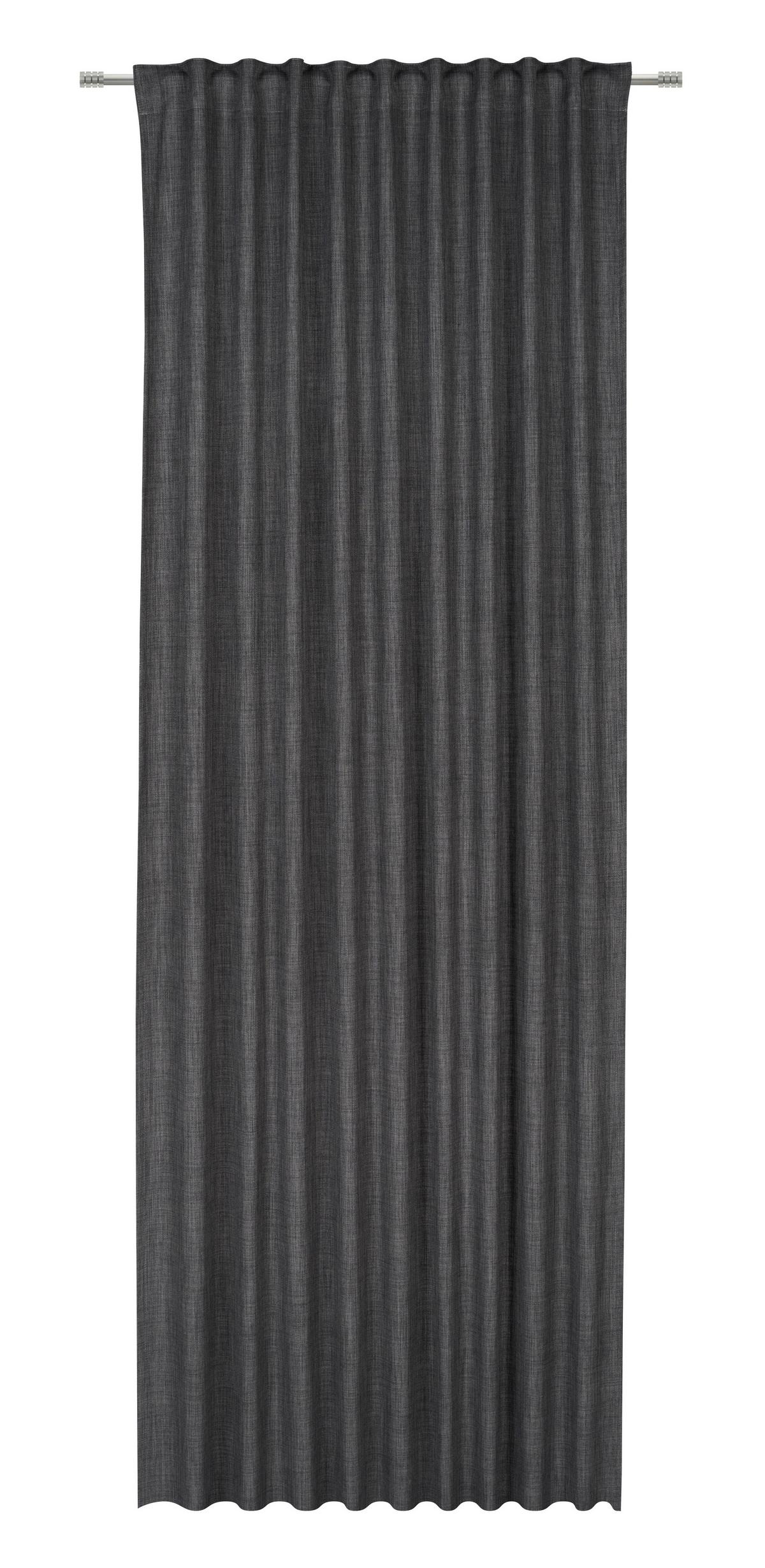 HOTOVÝ ZÁVĚS LEO, 135/255cm, šedá - šedá, textil (135/255cm) - Premium Living