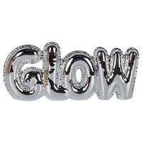 Dekoračné písmo GLOW - strieborná, keramika (23/10,3cm) - Mömax