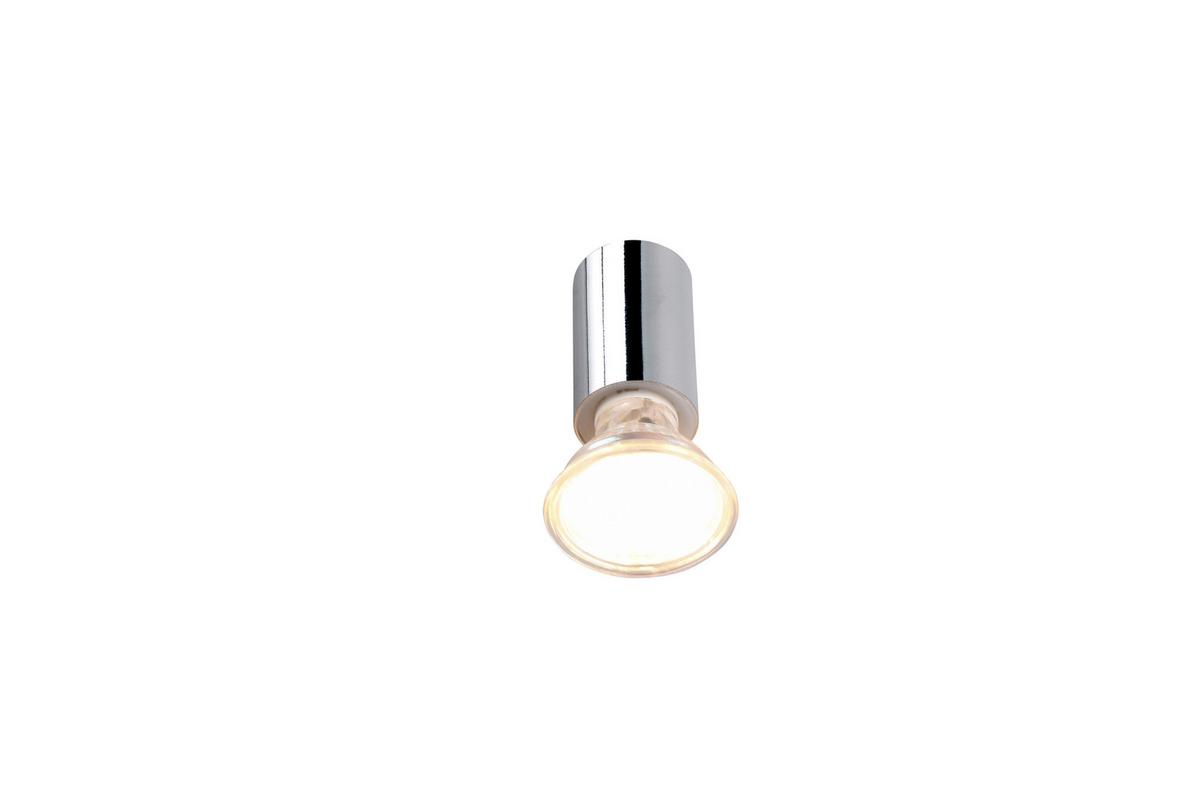Wandstrahler 1-flammig L: 10 Cm - Chromfarben, Basics, Metall (3/5/10cm) - Trio Leuchten