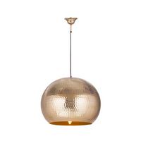 HÄNGELEUCHTE Champagner, E27, 40W - Champagner, Design, Metall (47/35/47cm) - Kayoom
