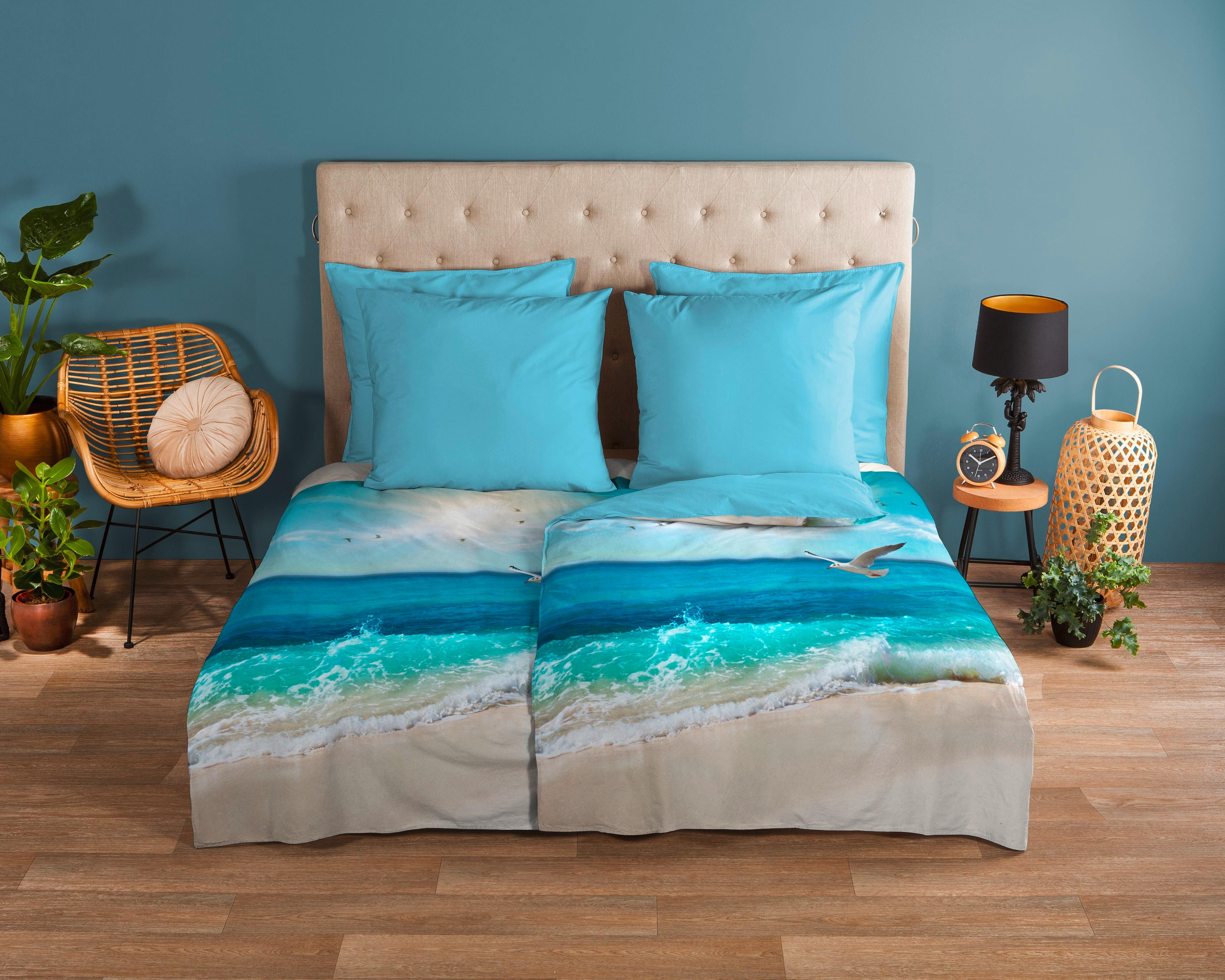 Bettwäsche Sealife Multicolor 140x200 cm - Multicolor, Trend, Textil (140/200cm)
