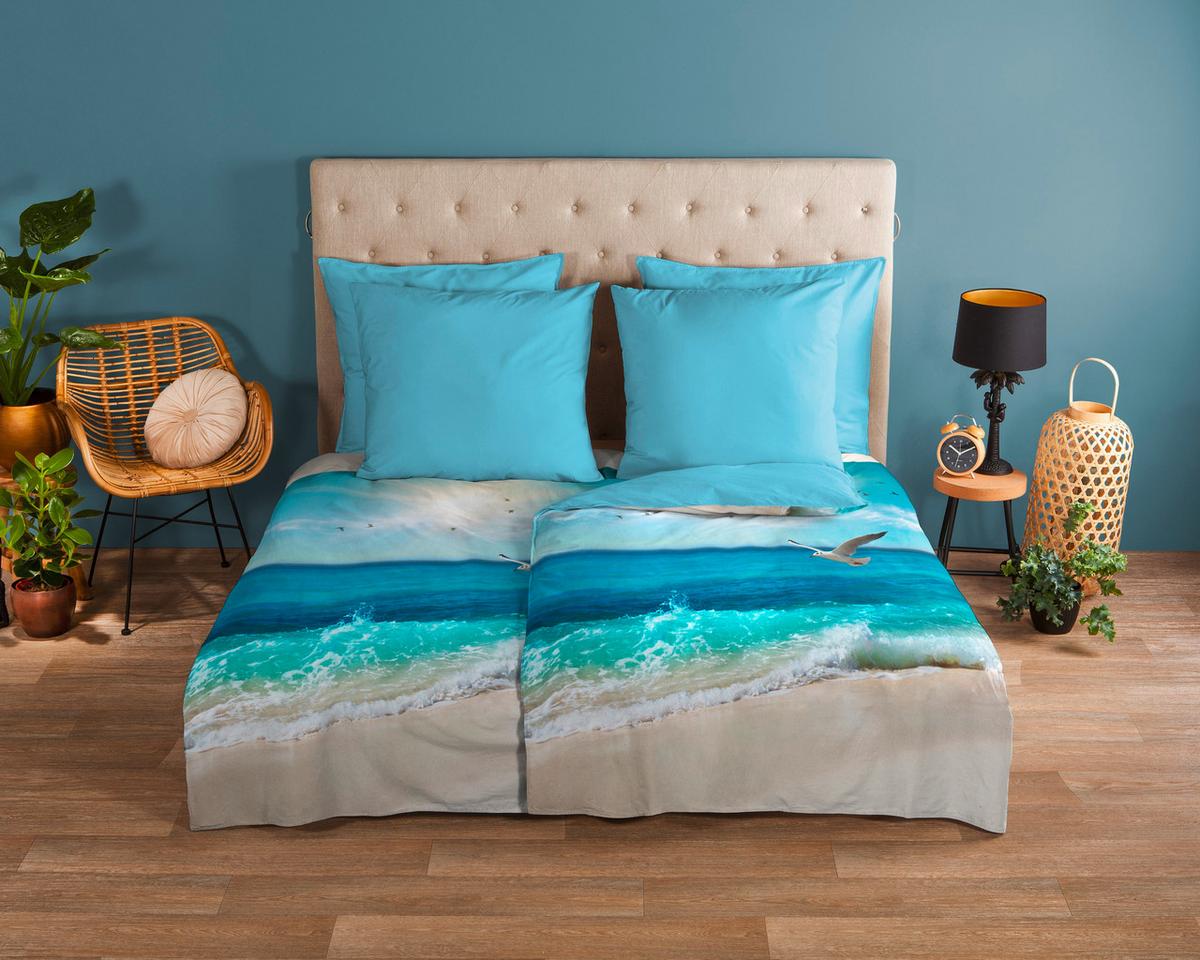 Bettwäsche Sealife Multicolor 140x200 cm - Multicolor, Trend, Textil (140/200cm)