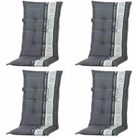 Sitzkissen Garden LxB: 123x50 cm Grau - Grau, KONVENTIONELL, Textil (50/8/123cm) - Ambia Garden