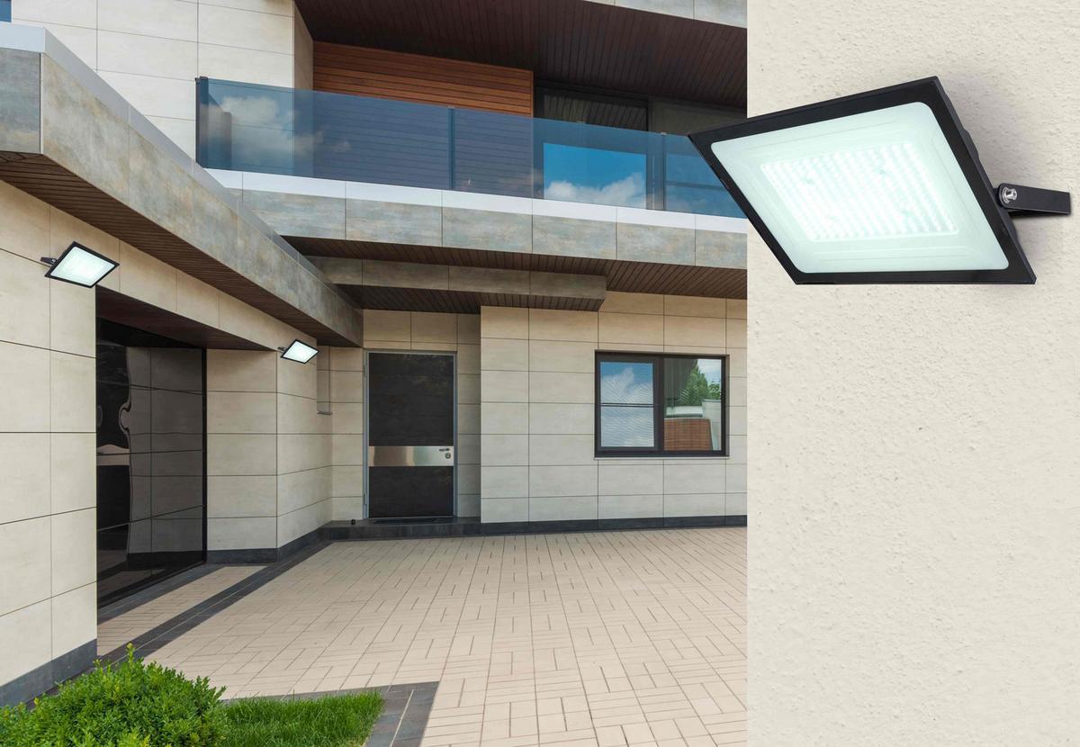 Außenleuchte Helga 100 Watt Aluminium - Klar/Schwarz, Basics, Glas/Metall (27/14/19cm) - Globo