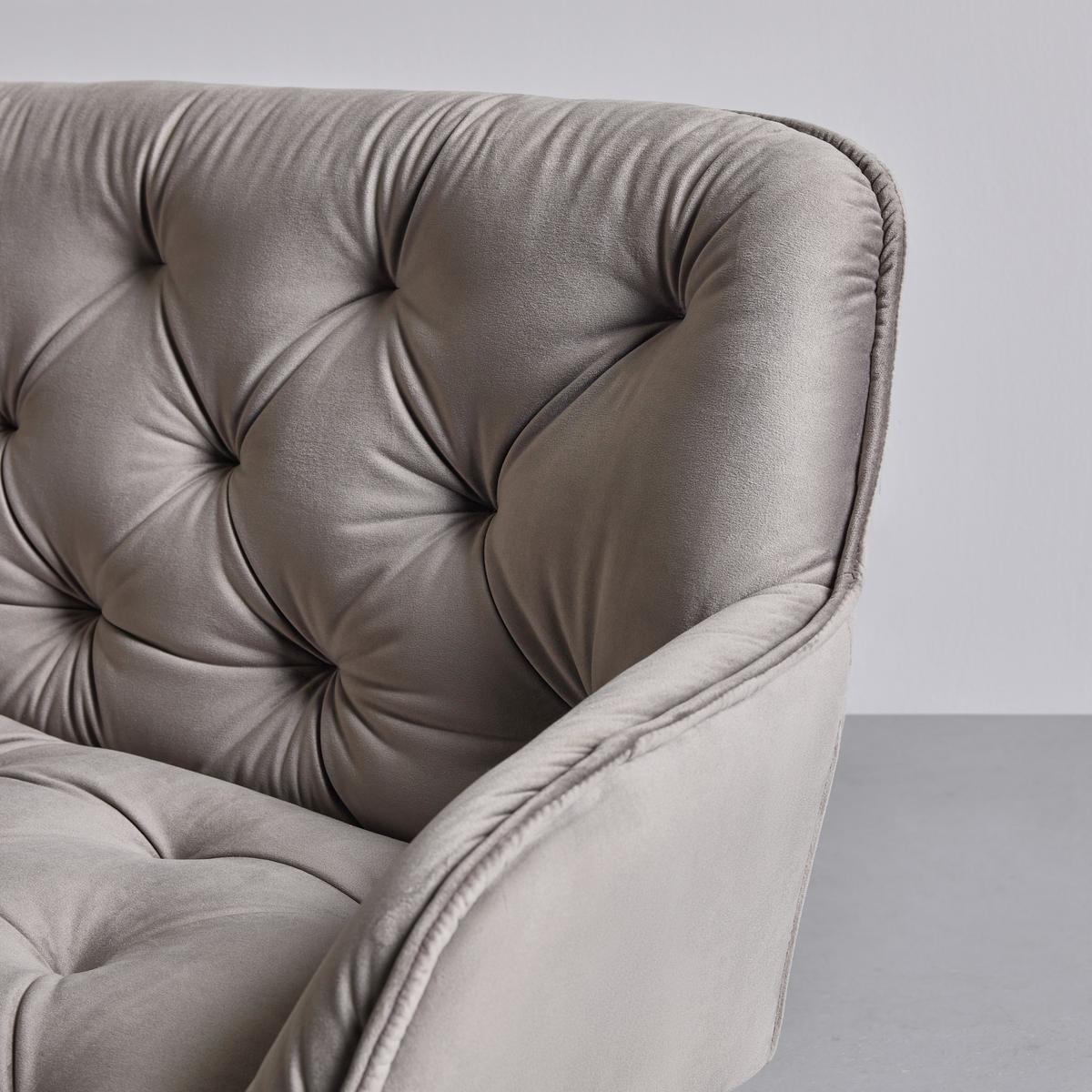 LAVICA EILEEN - čierna/sivá, Modern, kov/textil (171/88/65cm) - Premium Living