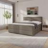 Boxspringbett Palermo - Beige, MODERN, Holz/Holzwerkstoff (180/200cm) - MID.YOU