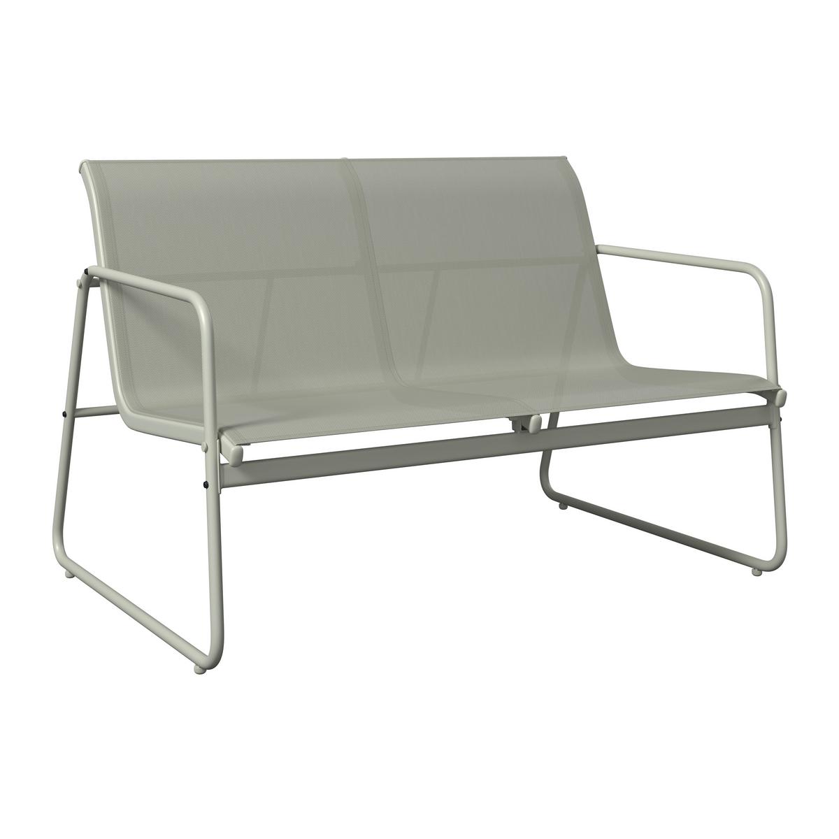 SÚPRAVA ZÁHRADNÉHO NÁBYTKU ALIN 2 - šalviovozelená, Basics, kov/textil - Mömax