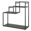 Blumenständer Weston Dunkelbraun B: 58 Cm - Dunkelbraun, Design, Metall (58/58/23cm) - MID.YOU