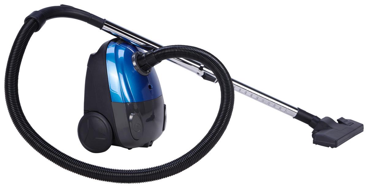 Staubsauger mit Beutel, Ravel +passende Filter 800w - Blau/Anthrazit, LIFESTYLE, Kunststoff/Metall (34,5/23,9/25cm) - Bono