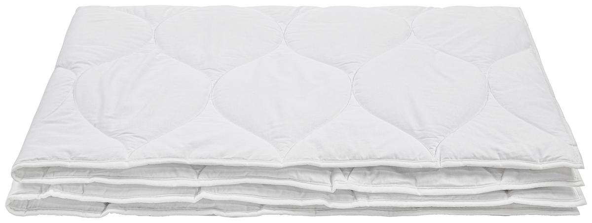 Steppdecke Mariella Normal 140x200 Cm Waschbar Bis 95° - Weiß, KONVENTIONELL, Textil (140/200cm) - Ele