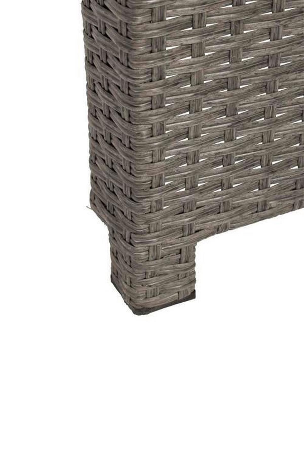 Lounge Kanapé Bahia - barna/szürke, Modern, műanyag/textil (117/95/74cm) - Greemotion