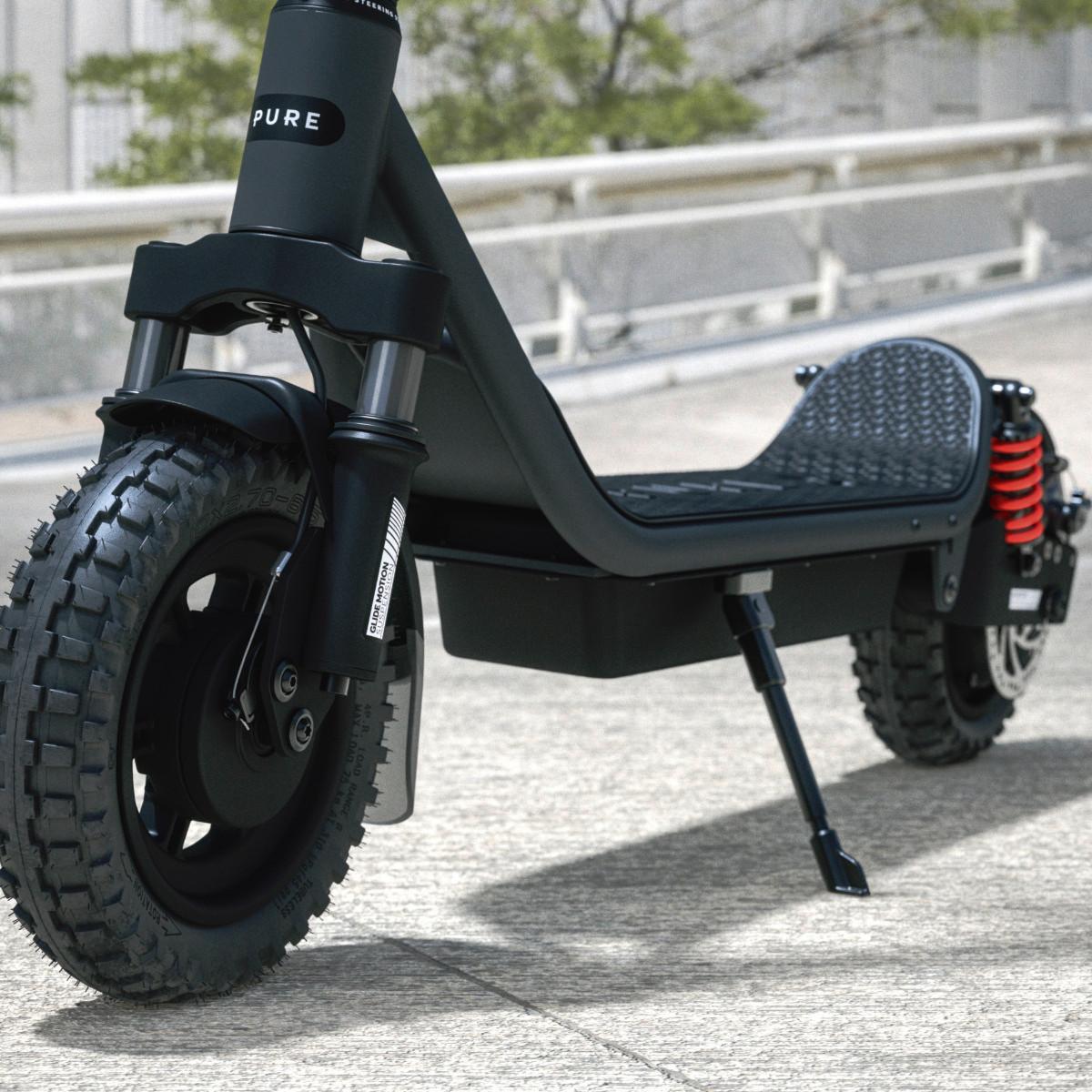 Elektroscooter, CS-PURE-AIR6-U MS-MG, - Schwarz, Basics, Metall (69/120/123cm)