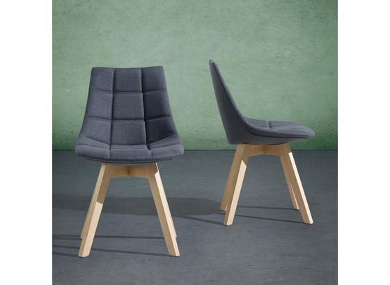Stolička Cleo - sivá/farby buku, Moderný, drevo/textil (48/80/42cm) - Mömax modern living Stolička Cleo - sivá/farby buku, Moderný, drevo/textil (48/80/42cm) - Mömax modern living