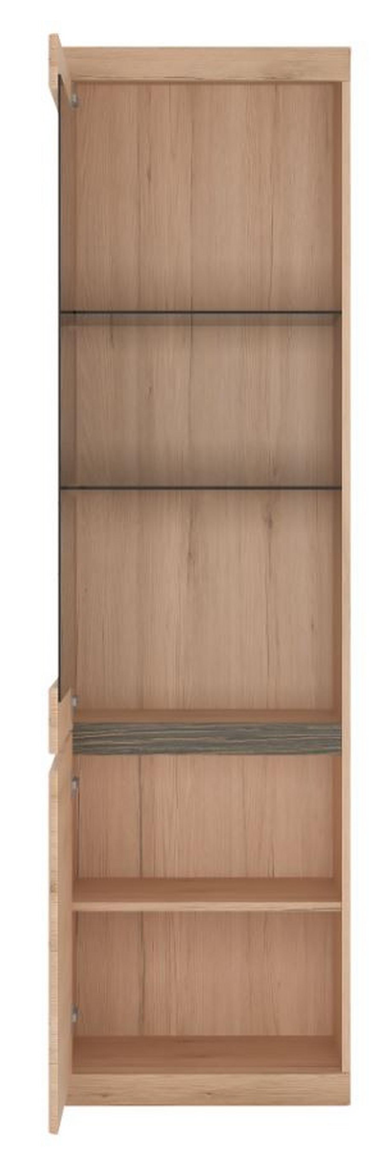 Vitrine Summer San Remo Eiche Dekor B: 54 Cm - Eiche San Remo, MODERN, Glas/Holzwerkstoff (54/196,5/40cm) - Modern Living