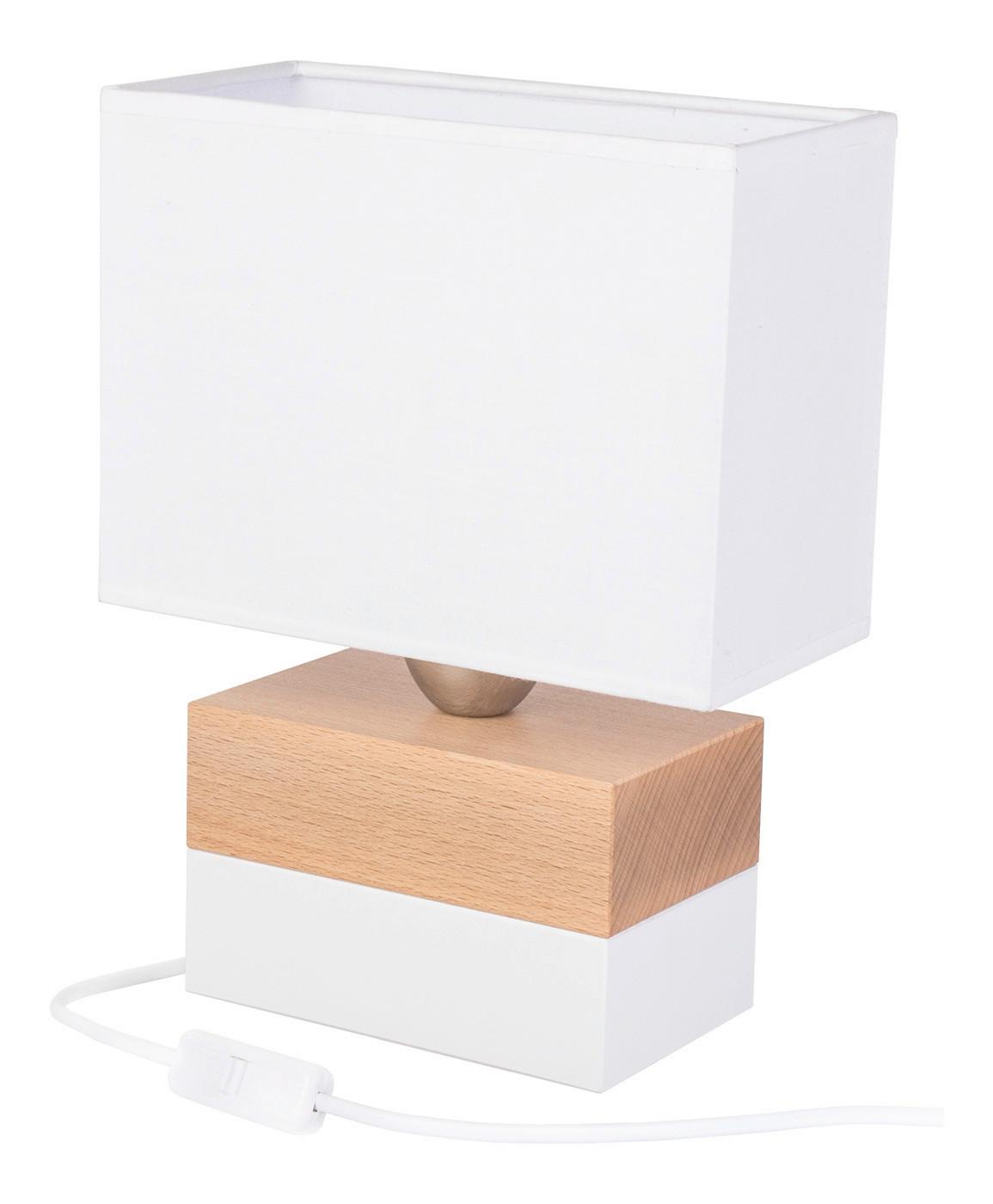 Tischleuchte 4113509 Colorato - Naturfarben/Weiß, Basics, Holz (20/10,5/27cm)