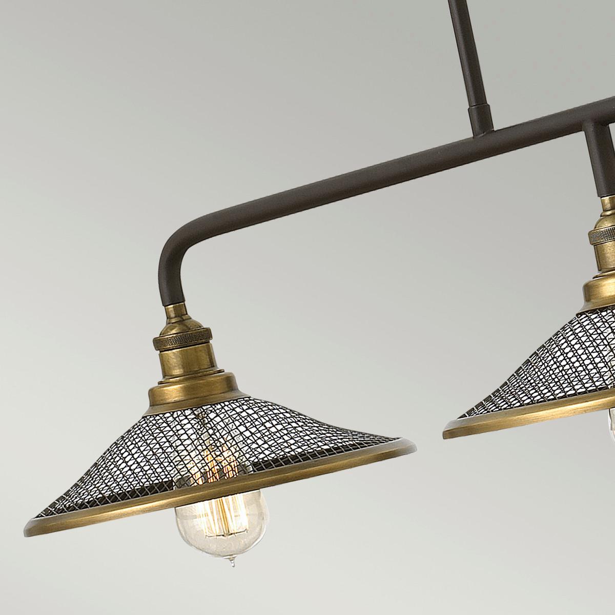 Hängeleuchte Rigby H: 17,8 cm 3-Flammig - Bronzefarben, Basics, Metall (101.6/25,4/17,8cm) - Elstead Lighting