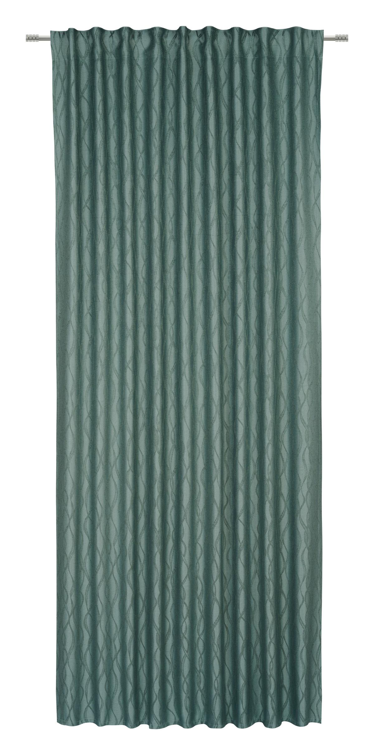 Verdunkelungsvorhang Loreen - Grün, ROMANTIK / LANDHAUS, Textil (140/245cm) - James Wood