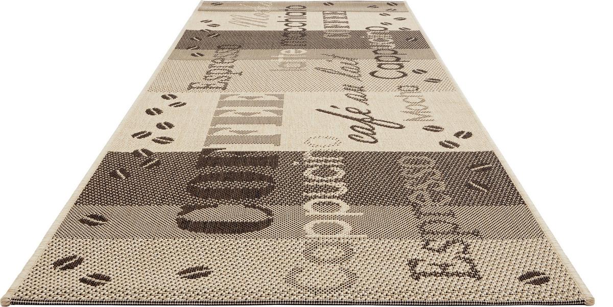 Konyhai Futószőnyeg Coffee Kb. 80/200cm - bézs/barna, Basics, textil (80/200cm) - James Wood