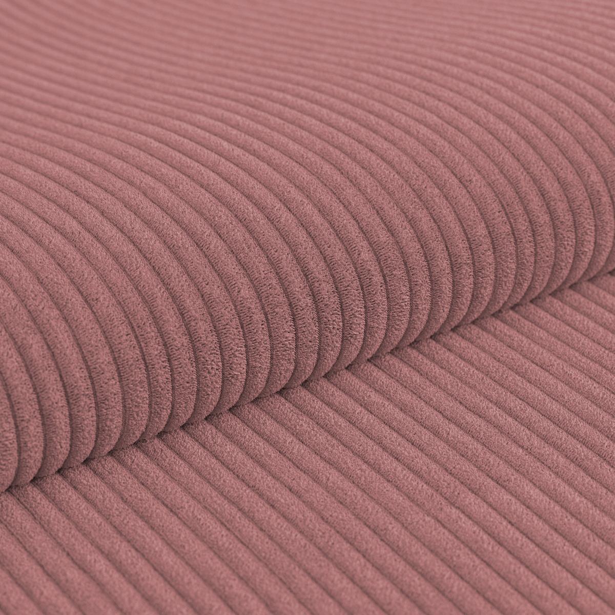 Rohová sedačka VENI, ľavá, staroružový menčester - čierna/staroružová, Modern, textil (210/272cm) - Ondega