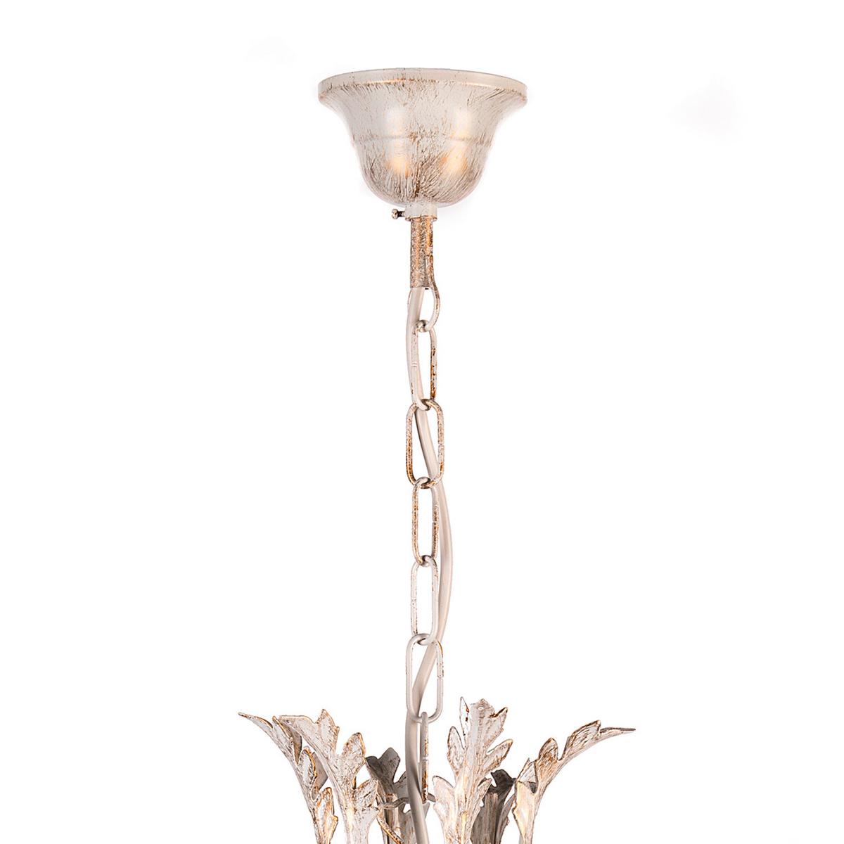 Hängeleuchte 1735/sa - Weiß, KONVENTIONELL, Metall (45/105cm)