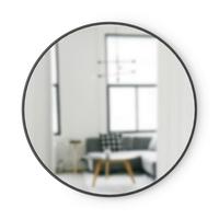 NÁSTENNÉ ZRKADLO SAMIRE - čierna, Konventionell, plast/sklo (94cm) - Umbra