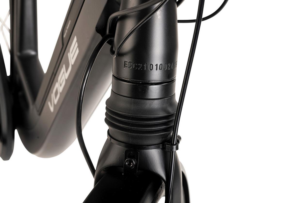 E-Bike City Damen Vogue Mestengo 28 Zoll , 7 Gänge - Schwarz, Basics, Metall (180/70/100cm)