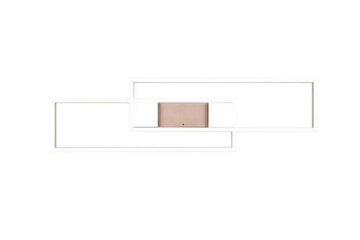 LED-Deckenleuchte 647710465 Albany - Braun/Grau, Design, Metall (100/28/8cm) - Trio Leuchten