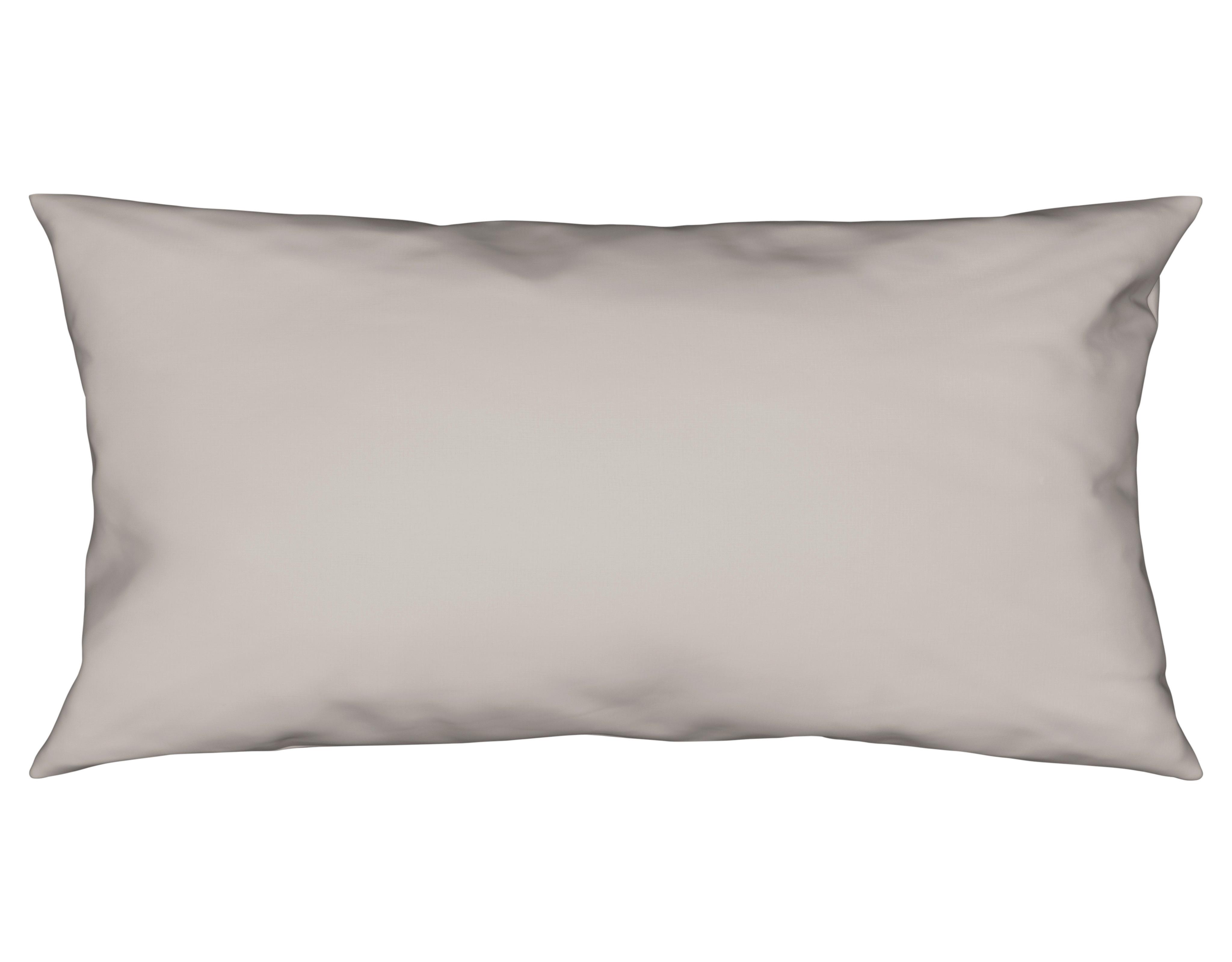 Kissenhülle Vicky 40x80 cm Jersey Taupe + Reißverschluss