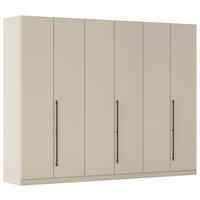 Kleiderschrank Safari B: 271 cm - Champagner/Grau, KONVENTIONELL, Holzwerkstoff (271/210/54cm)