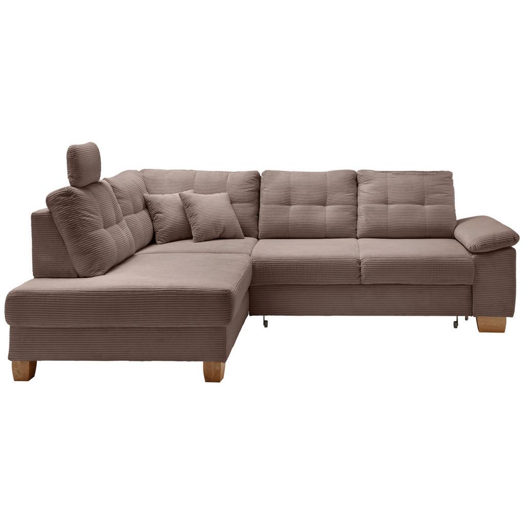 Ecksofa Brizzini Goldfarben S: 206x274 cm