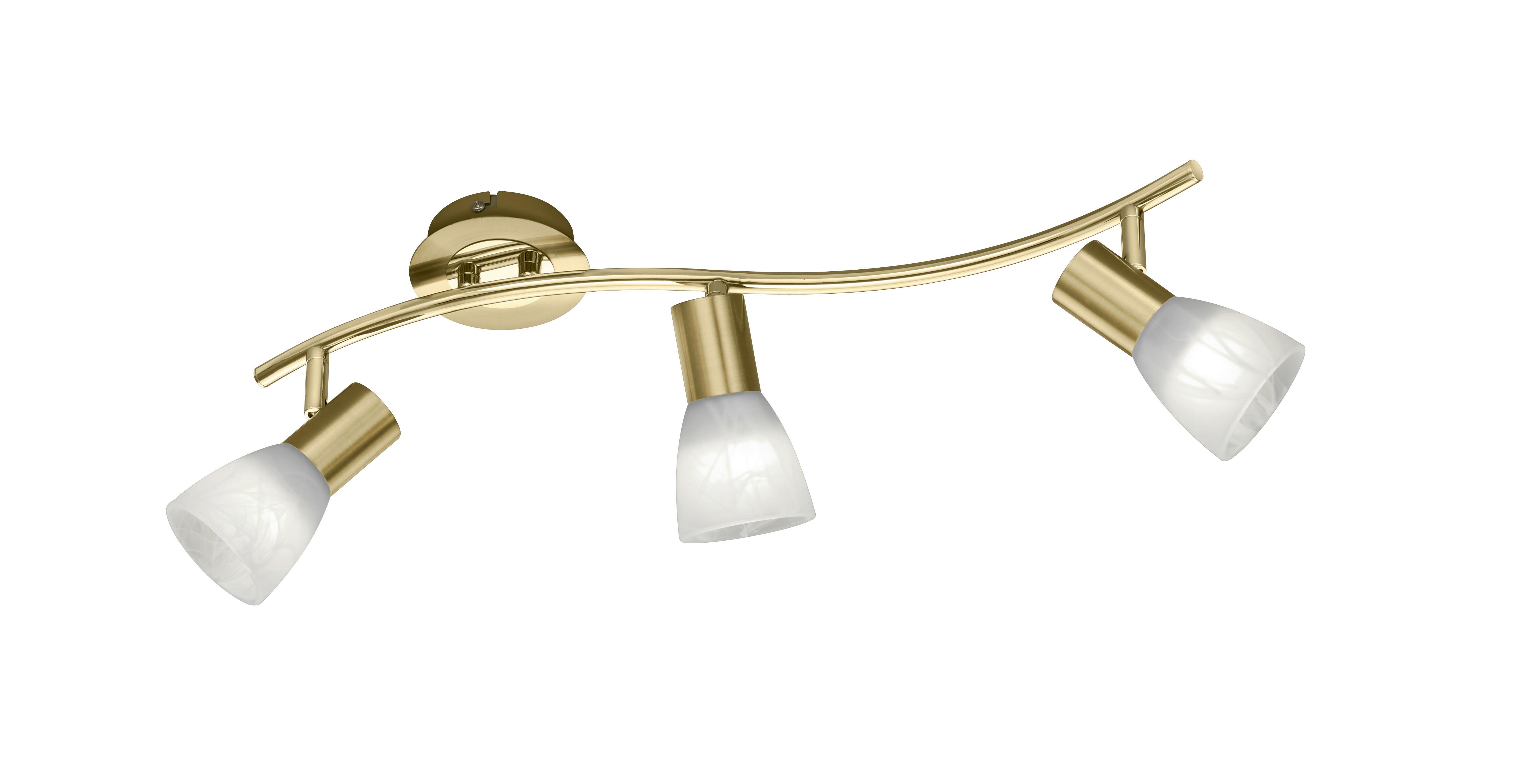 Strahler 871010308 Levisto - Weiß, KONVENTIONELL, Glas/Metall (55/10/19cm) - Trio Leuchten