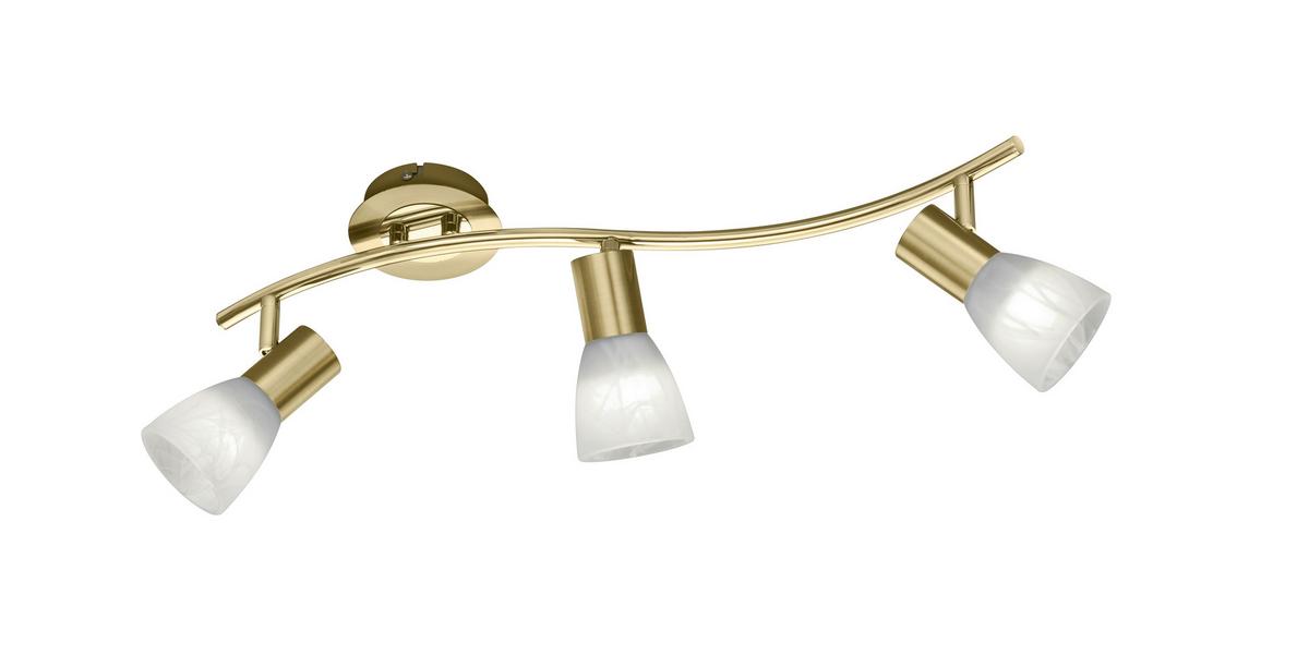 Strahler 871010308 Levisto - Weiß, KONVENTIONELL, Glas/Metall (55/10/19cm) - Trio Leuchten