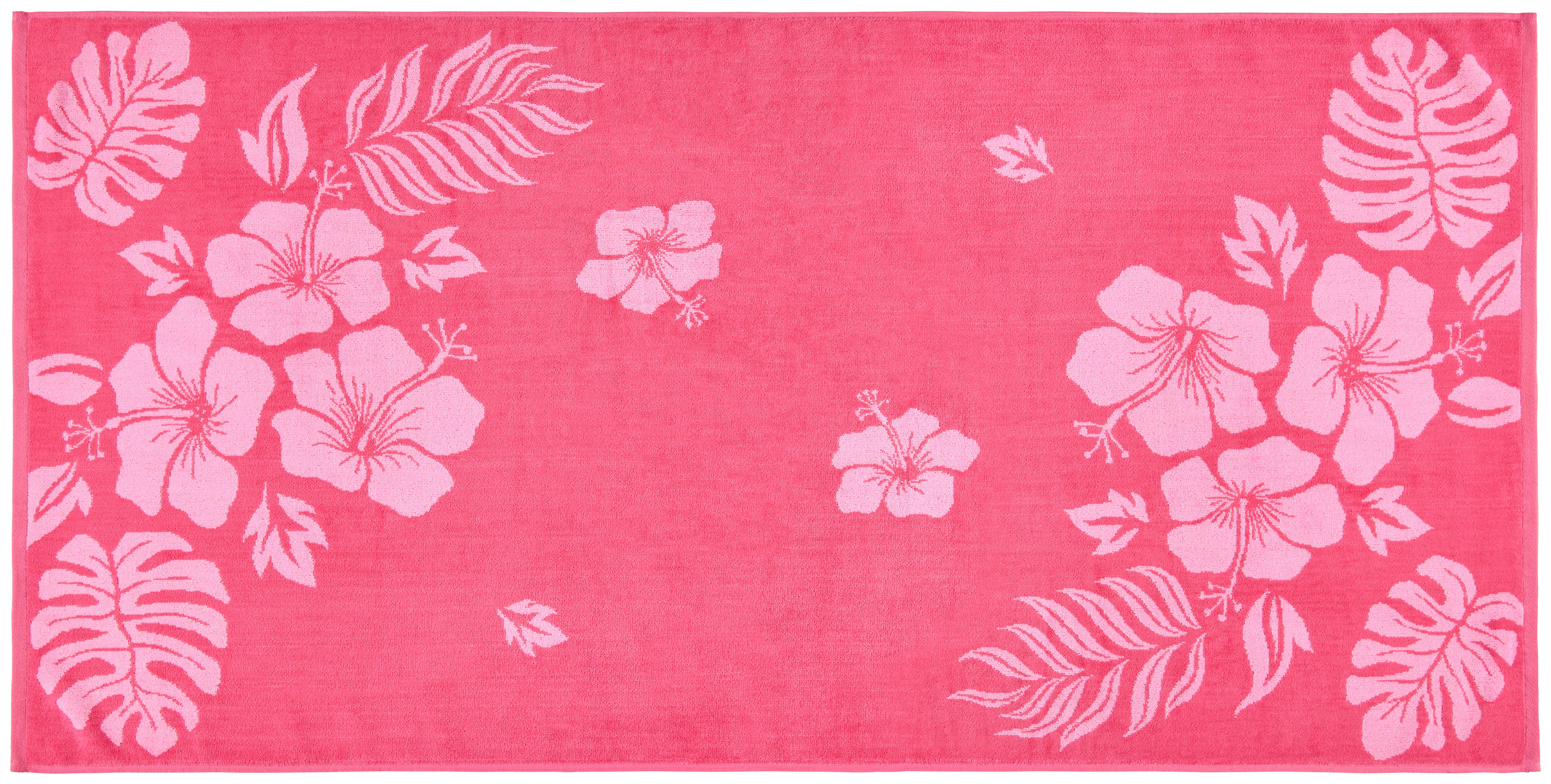 Strandtuch Miami - Pink, MODERN, Textil (75/150cm) - Luca Bessoni