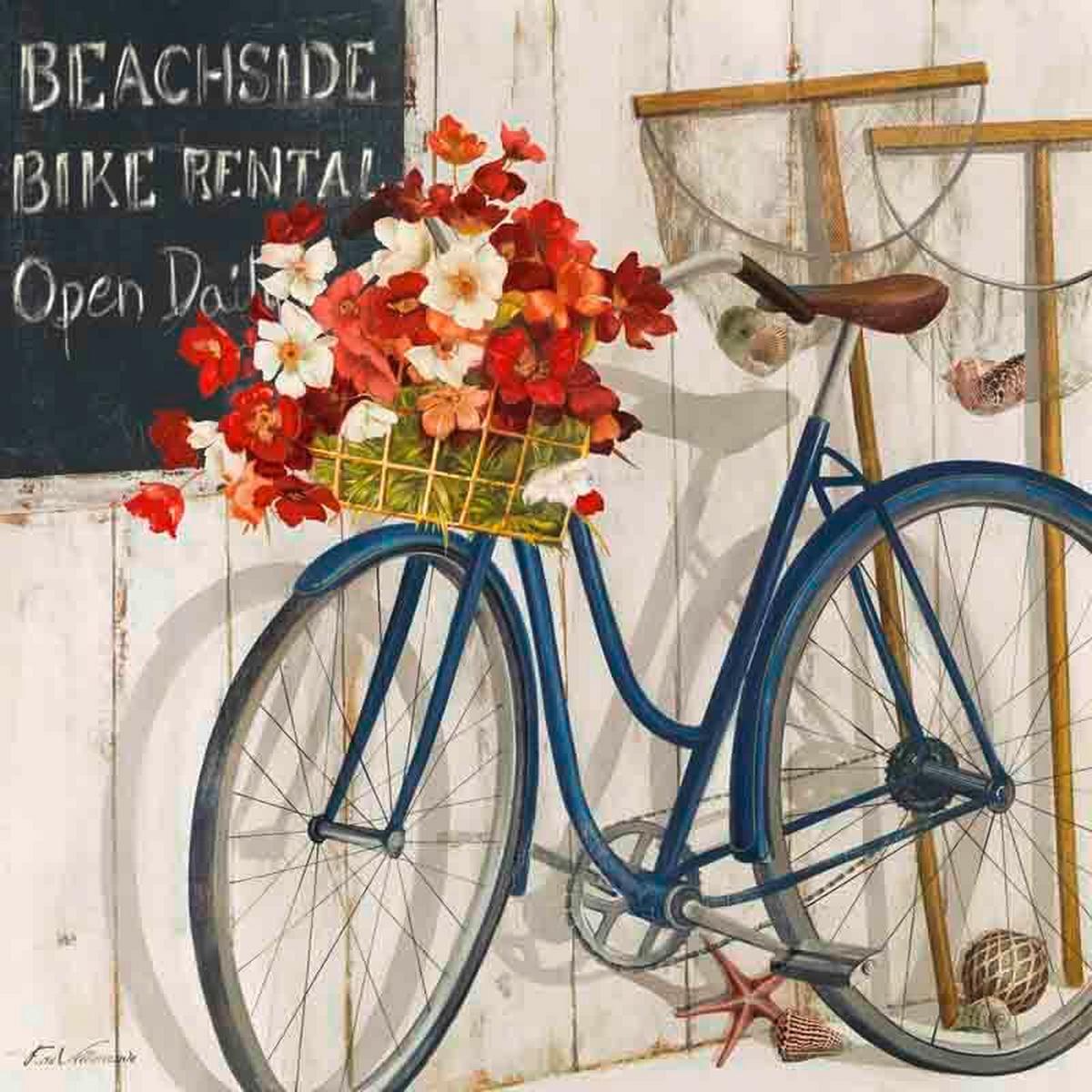 Olajfestmény 35/35cm - többszínű, Basics, textil (35/35cm)