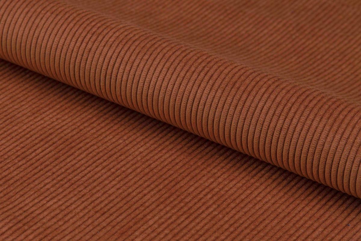 Jedálenská stolička ERIS tehlová kord - čierna/medená, Konventionell, kov/textil (48,5/85,5/54cm) - MID.YOU