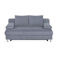 Rozkladacia pohovka KEN, sivá, lôžko a úl.priestor - čierna/sivá, Design, kompozitné drevo/textil (200/92/90cm) - P & B