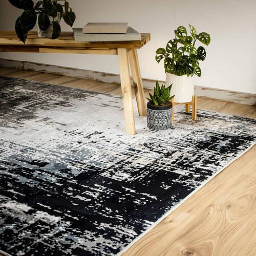 Flachwebteppich My Tampa 130 - Grau, Design, Textil (80/150cm) - Obsession