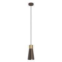 Hängeleuchte 98838* Losalomas - Messingfarben/Mokka, Design, Metall (13,5/110cm) - Eglo