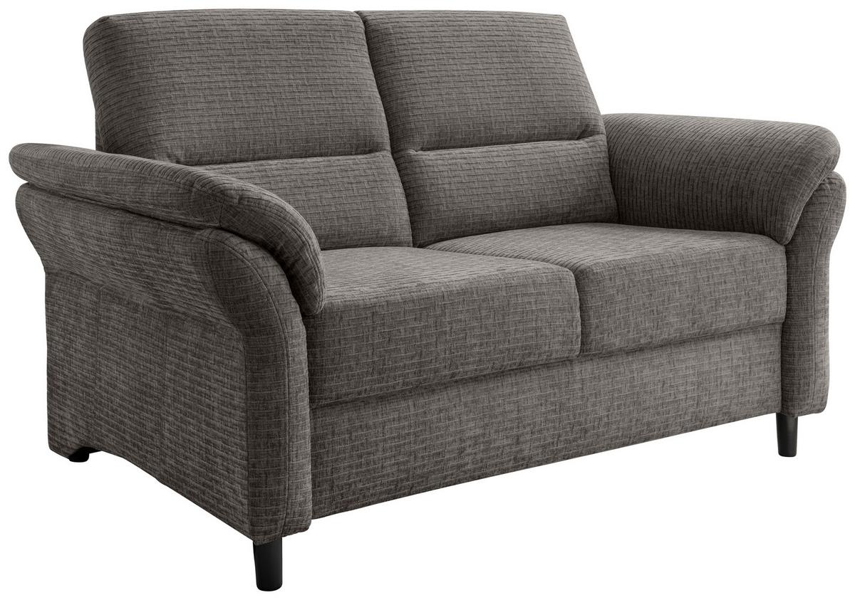 2-Sitzer-Sofa Cavoli, Graubraun B: 147 cm - Graubraun/Schwarz, MODERN, Textil (147/90/89cm) - Livetastic