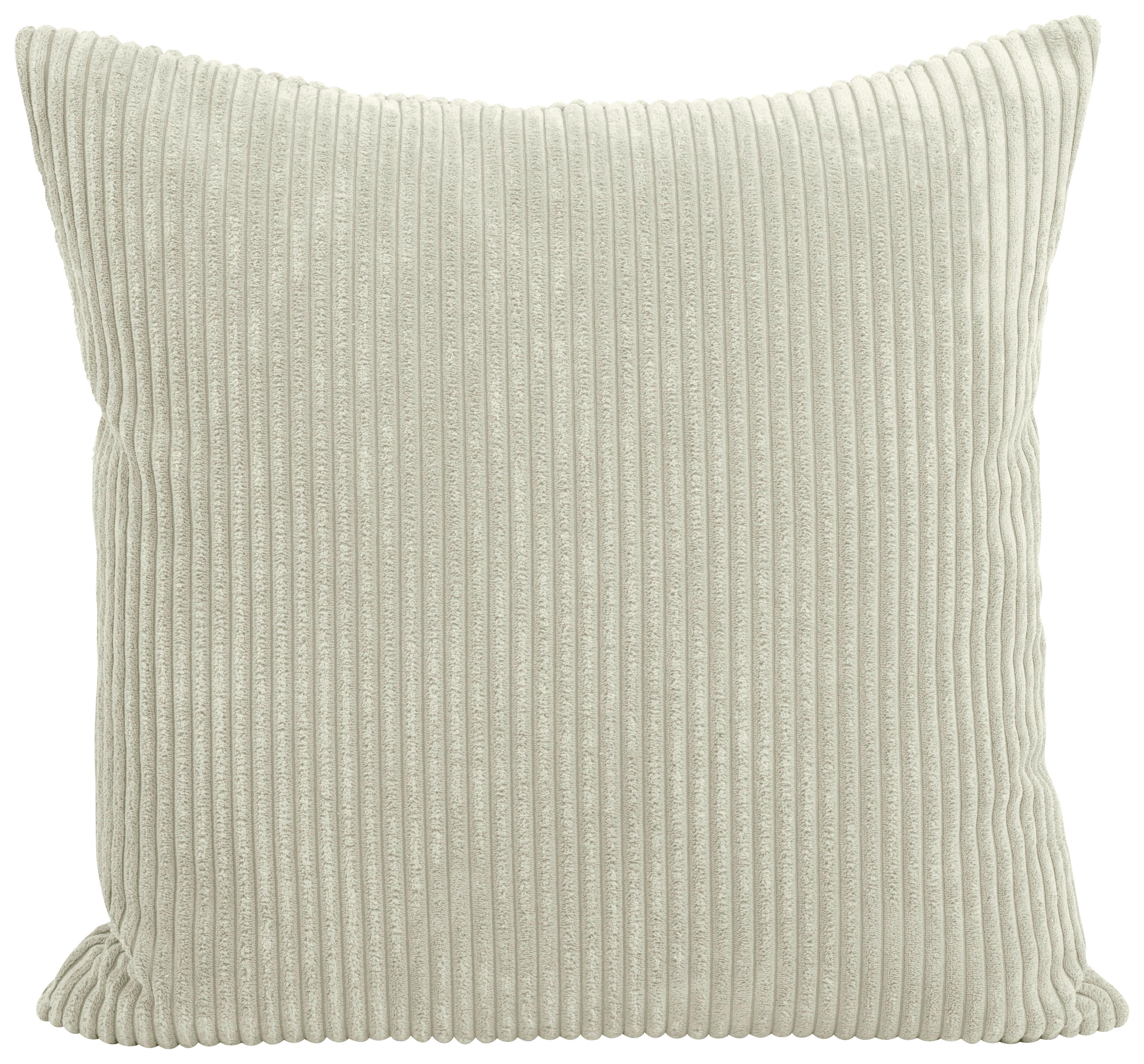 Zierkissen Lenata 55x55 cm Cord Creme - Creme, Design, Textil (55/55cm) - Max Winzer
