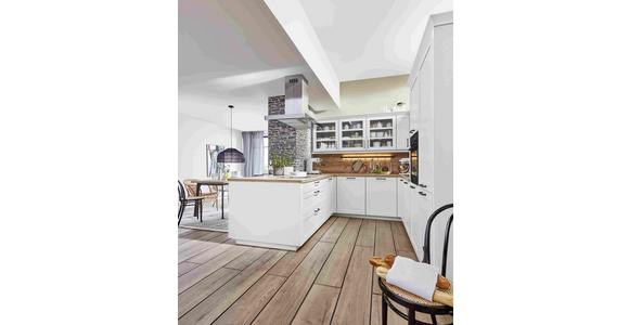 Einbauküche Neapel Frei Planbar Landhausstil - Weiß, MODERN, Holzwerkstoff - Vertico