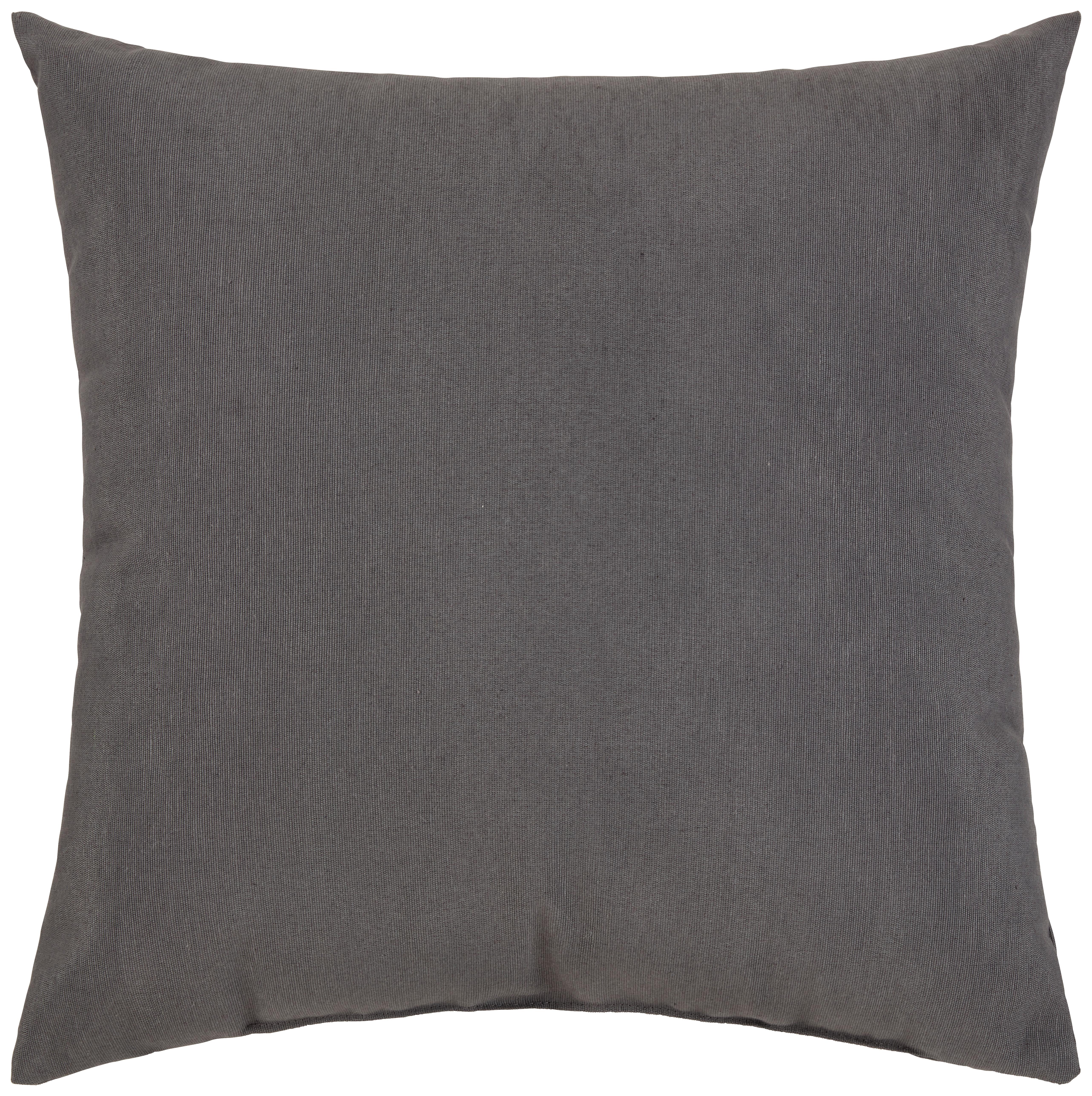 DEKORAČNÝ VANKÚŠ Littlemex, 38/38cm, antracit - antracitová, Konventionell, textil (38/38cm) - Modern Living