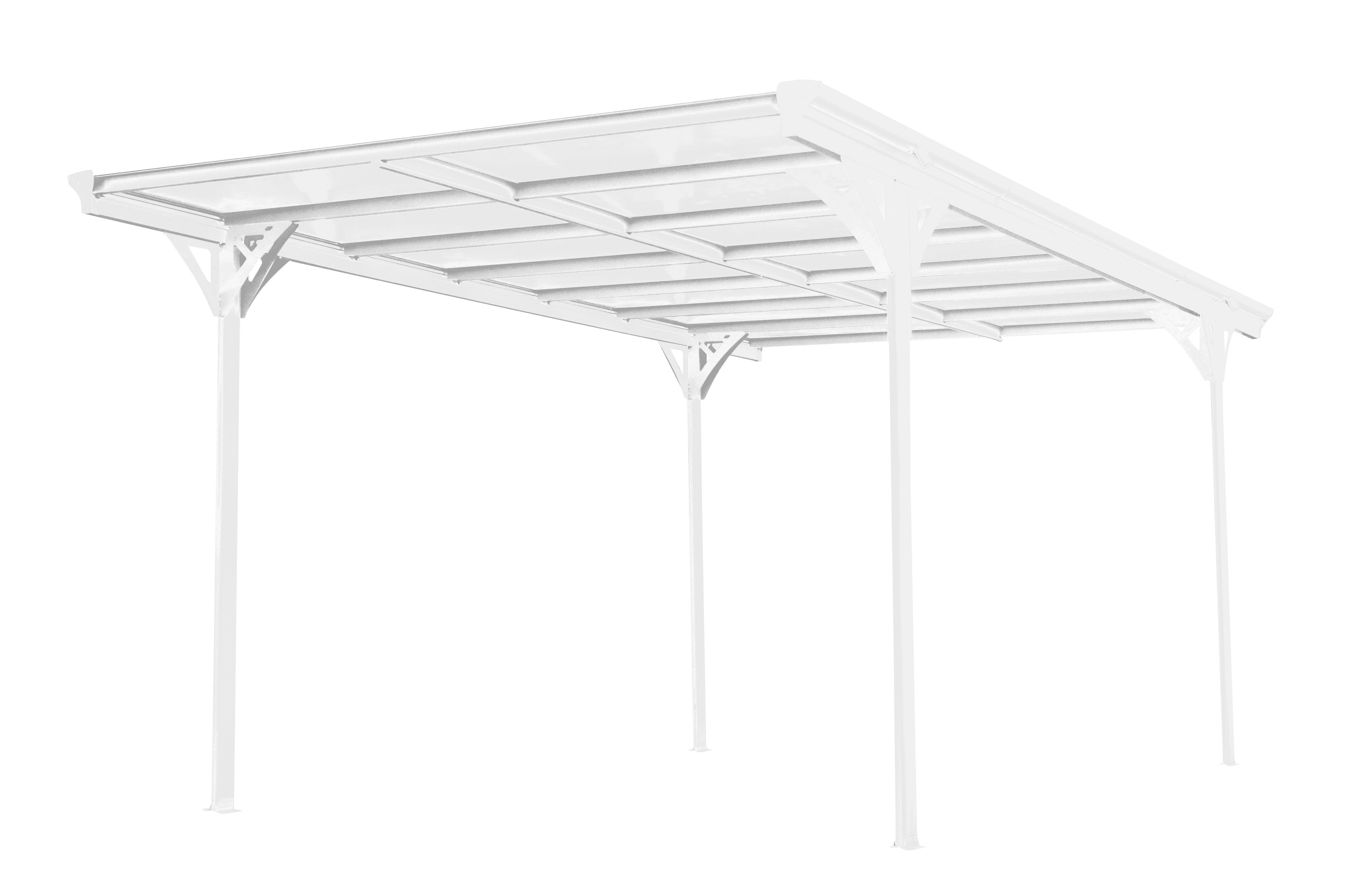 Carport Carport Flachdach 15 m²