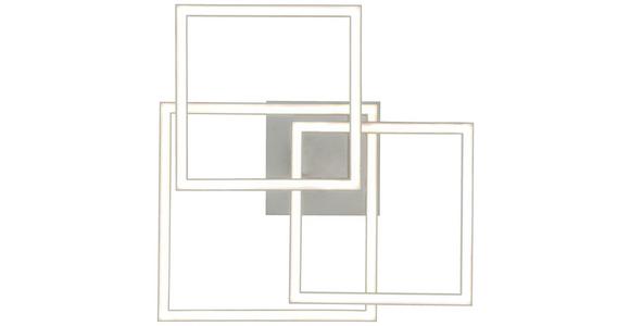 LED-Deckenleuchte Elis - Chromfarben/Silberfarben, MODERN, Kunststoff/Metall (43/43/8cm) - Luca Bessoni
