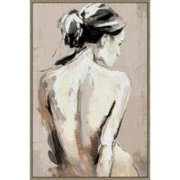 Obraz na plátně 60/90 cm - bílá/černá, Moderní, kompozitní dřevo/textil (60/90cm) - Mömax