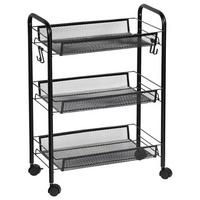 ALLZWECKWAGEN Metall schwarz B: 26cm - Basics, Metall (26/63.5/44cm) - Kesper