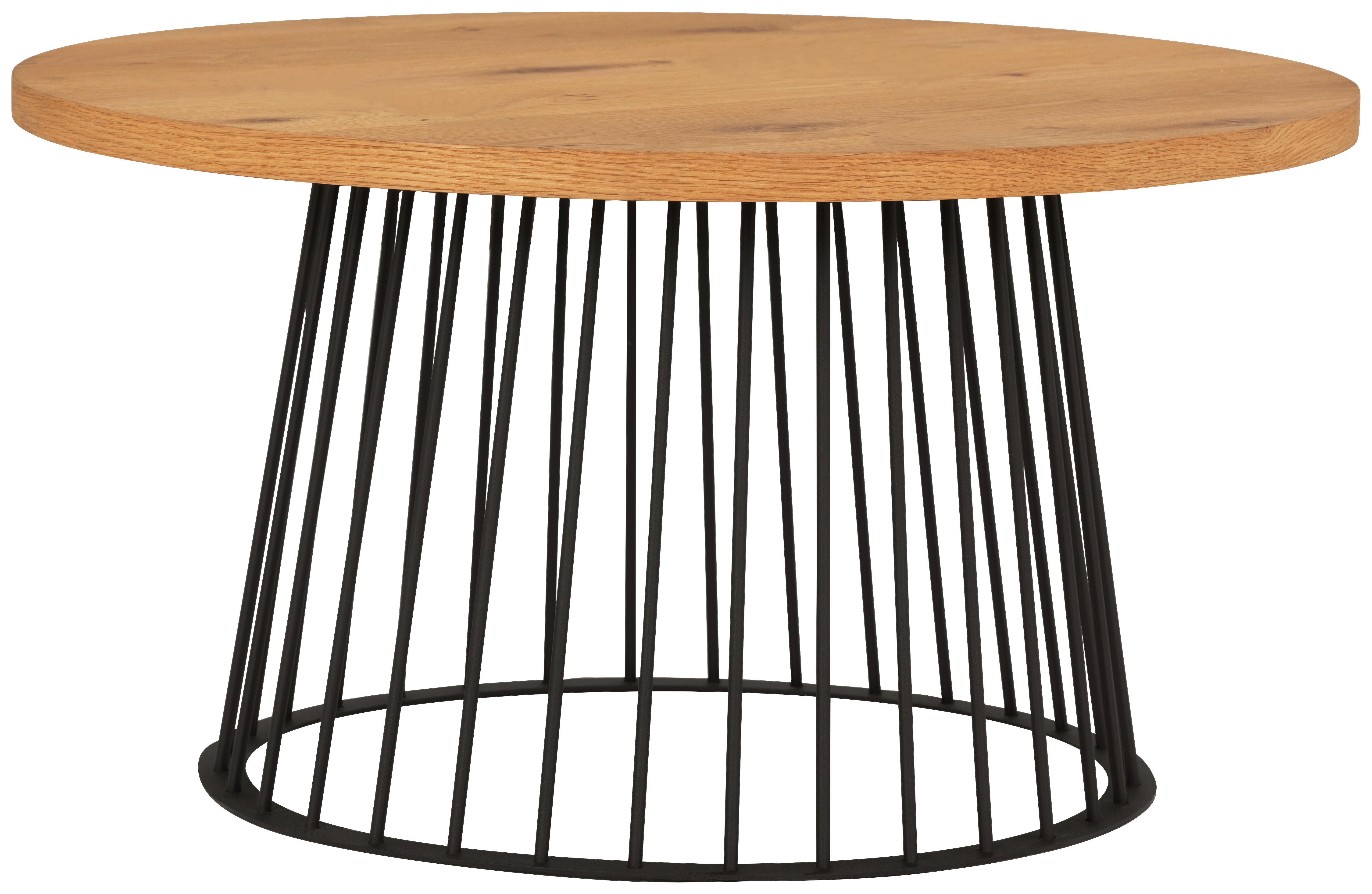Couchtisch Harmony - Schwarz/Naturfarben, MODERN, Holz/Holzwerkstoff (80/42/80cm)