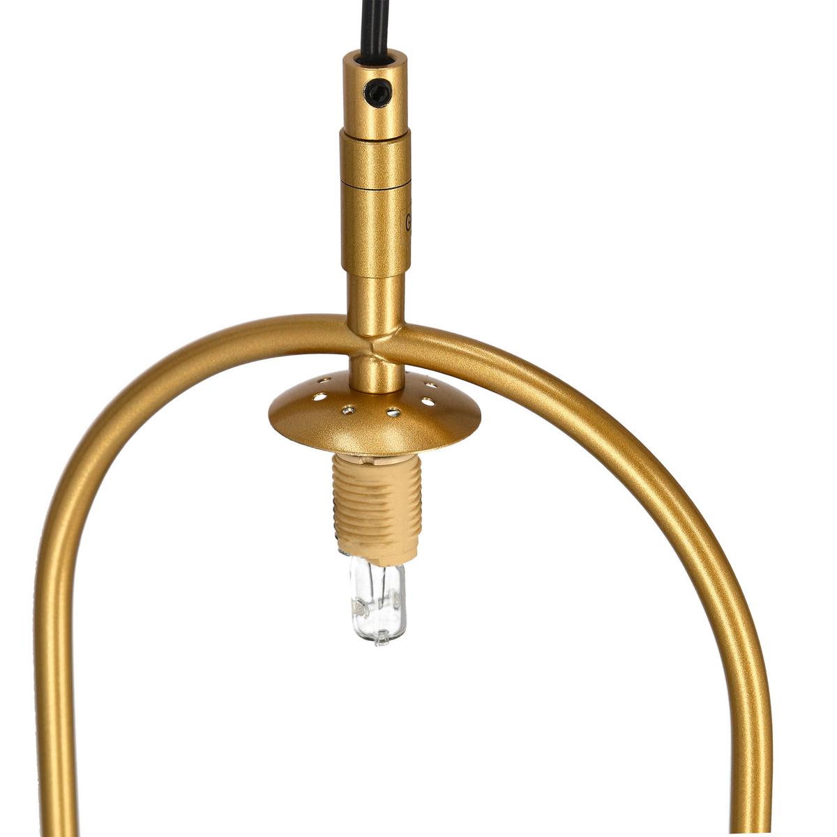 Hängeleuchte 32-73464 - Messingfarben, Design, Metall (18,5/15/140cm)
