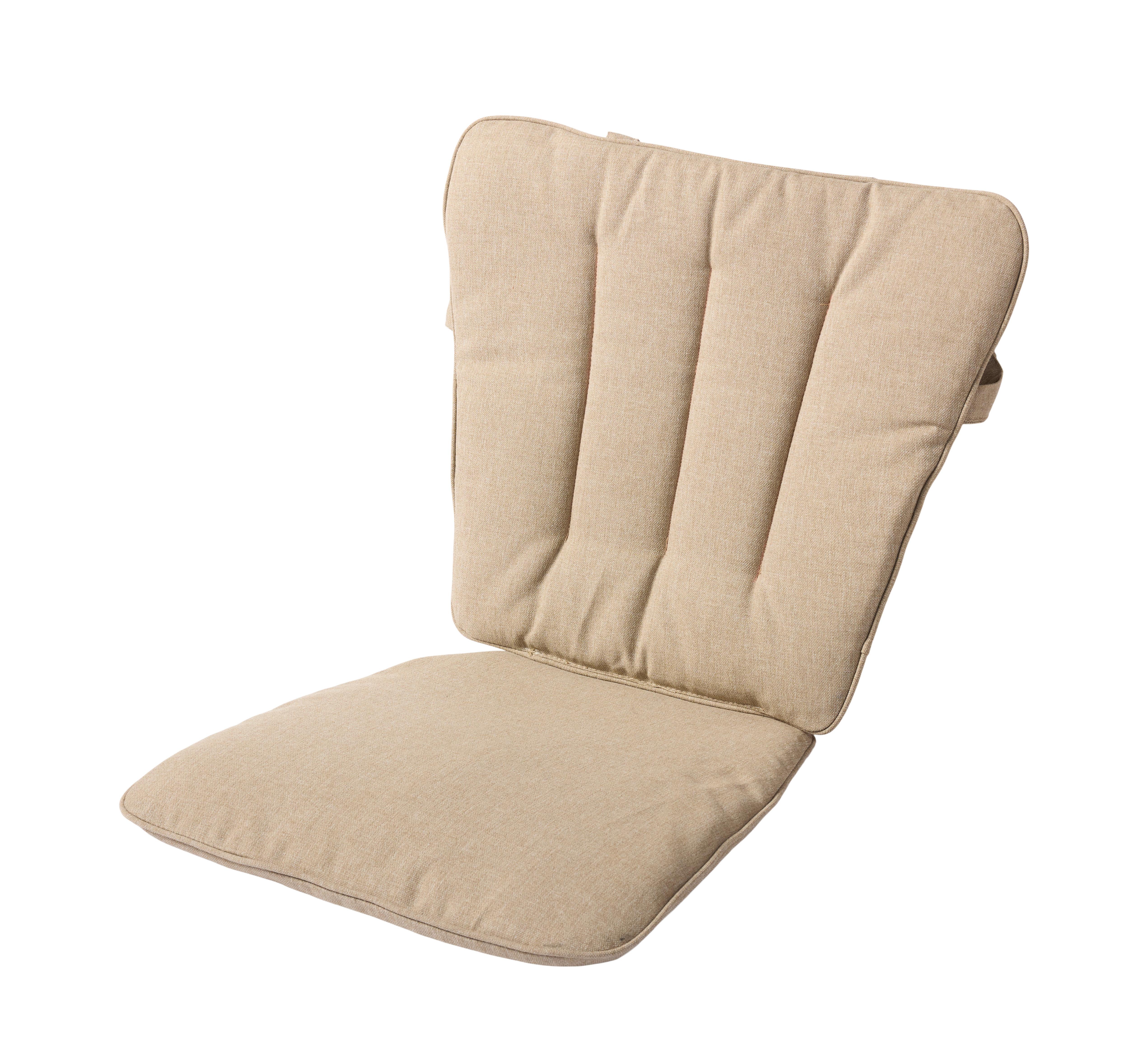 Sitzkissen Ellen 51x83 cm Sandfarben - Sandfarben, Natur, Kunststoff (51/83/4cm) - Gardenson