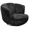 Sessel Muriel Schwarz B: 101 cm - Schwarz, KONVENTIONELL, Textil (101/69/107cm) - MID.YOU